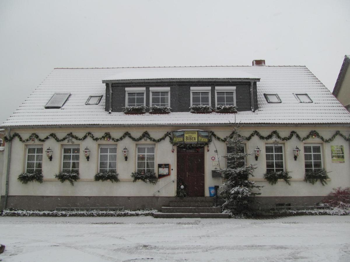 Gasthaus Und Pension Zum Biber Steckby Eksteriør billede